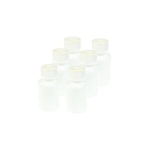 United Scientific™ BNM090-PK6 Leakproof 3oz (90mL) Travel Bottle | HDPE bottle with lined Polypropylene lid | TSA Approved | Pack of 6 Bottles