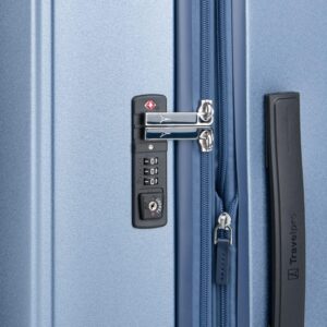 Travelpro Platinum Elite Hardside Expandable Spinner Wheel Luggage TSA Lock Hard Shell Polycarbonate Suitcase, Dark Sky Blue, Checked Large 28-Inch