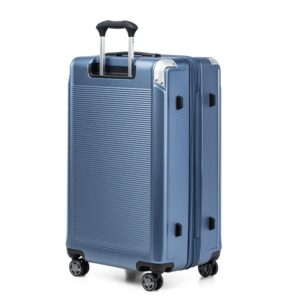 Travelpro Platinum Elite Hardside Expandable Spinner Wheel Luggage TSA Lock Hard Shell Polycarbonate Suitcase, Dark Sky Blue, Checked Large 28-Inch