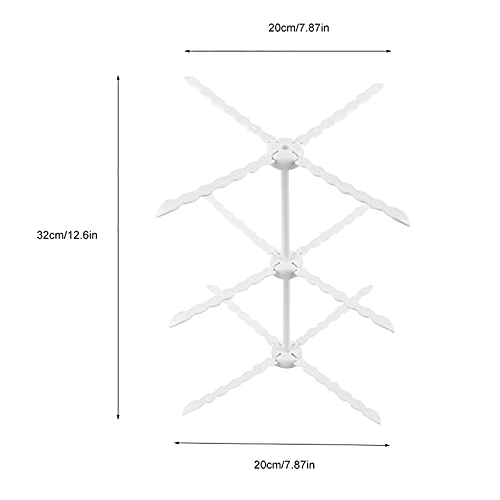 Pasta Rack, Fondant Gum Paste Flower Drying, Fondant Flower Rack Air Dry Stand Cake Decorating Tool Collapsible Household Noodle Dryer Rack, Pasta Rack, Fondant Gum Paste Flower Drying, FondaGum