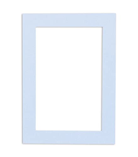 22x28 Mat Bevel Cut for 18x24 Photos - Acid Free Brittany Blue Precut Matboard With Backing Board and Crystal Clear, Self Seal Photo Mat Bag - For Pictures, Photos, Framing - 4-ply Thickness