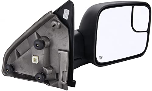 ZAPOSTS Towing Mirrors Replacement Fit for 02-08 DodgeRam 1500 for 03-09 Dodge Ram 2500 3500 Pickup Truck Power Heated Tow Folding Side View Mirror Passenger Side