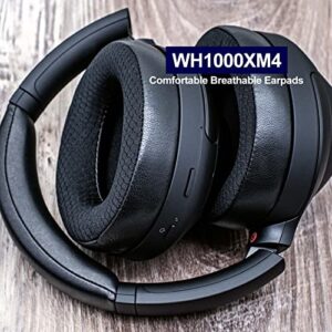 WH-1000XM4 Upgrade Hybrid Mesh Earpads Replacement for WH1000XM4 WH-1000XM4 Headphones - Breathable Mesh/Durable Wear-Resistant Fabric/Ear Cushion by JESSVIT