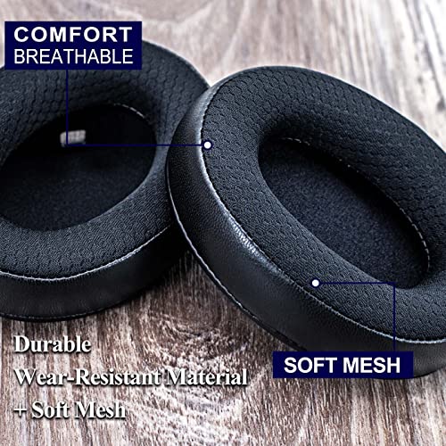 WH-1000XM4 Upgrade Hybrid Mesh Earpads Replacement for WH1000XM4 WH-1000XM4 Headphones - Breathable Mesh/Durable Wear-Resistant Fabric/Ear Cushion by JESSVIT