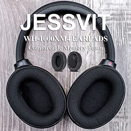 WH-1000XM4 Upgrade Hybrid Mesh Earpads Replacement for WH1000XM4 WH-1000XM4 Headphones - Breathable Mesh/Durable Wear-Resistant Fabric/Ear Cushion by JESSVIT