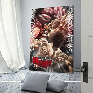 AOMACA Anime Posters Baki The GrapplerCanvas Painting Wall Art Poster for Bedroom Living Room Decor24x36inch(60x90cm)