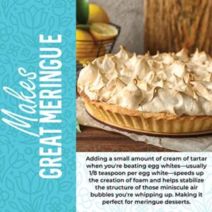 Cream of Tartar for Baking 1lb, Gluten Free, Premium All Natural Food-grade Cream of tartar bulk, natural choice tartar powder - great for meringues, bath bombs, cream of tarter 1 lb - Made in the USA