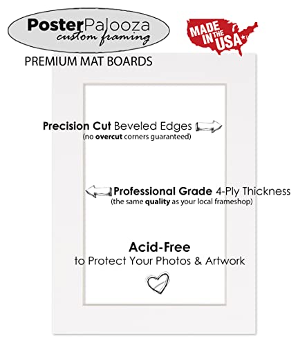 Pack of 25 Acid Free 12x18 Mats Bevel Cut for 10x16 Photos - Brooke Blue Suede Precut Matboards For Pictures, Photos, Framing - 4-ply Thickness
