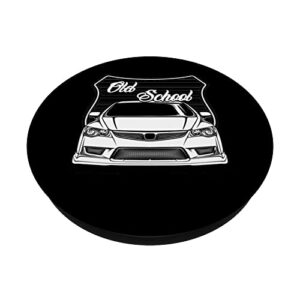 Classic Import Car, Japanese Racer, Men's Old School Tuner PopSockets Swappable PopGrip