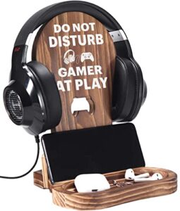 occdesign gamer gifts for teenage boy men, gamer headset stand for gaming, game room decoration, gamer gifts for son grandson dad boyfriend