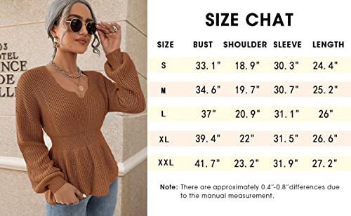 Veatzaer Womens Long Sleeve Shirts V Neck Fall Knit Sweaters Casual Pullover Tops 2023 Grey