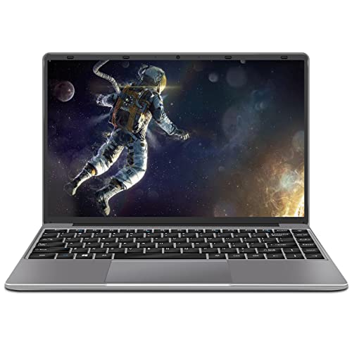 Ruzava 14" Laptop 6GB RAM 64GB Storage Support 1TB SSD Expansion Traditional Laptops Windows 10 2.4G+5G WiFi Bluetooth 4.2 USB HDMI 1920x1080 FHD WOZIFAN with Wireless Mouse for Work Study - Gray