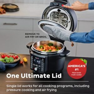 Instant Pot Duo Crisp Ultimate Lid, 13-in-1 Air Fryer and Pressure Cooker Combo, Sauté, Slow Cook, Bake, Steam, Warm, Roast, Dehydrate, Sous Vide, & Proof, App With Over 800 Recipes, 6.5 Quart
