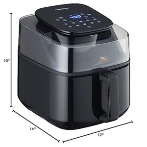 GoWISE USA 5.5 Quart Air Fryer with 180° Viewing Window