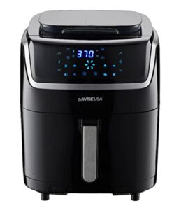 gowise usa 7-quart steam air fryer - with touchscreen display with 8 cooking presets + 100 recipes