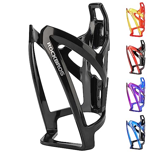 ROCKBROS Bike Water Bottle Holder Ultra-Light Durable Bicycle Bottle Cages with Screws Tool, Universal Bike Cup Holder Rack for Road MTB Bikes…