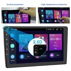 Double Din Android 11 Car Stereo Wireless Apple Carplay Android Auto【2G+32G】 Hikity 10.1 Inch Touch Screen Car Audio Receiver Bluetooth FM Radio GPS Navigation WiFi HiFi IPS Display + Backup Camera