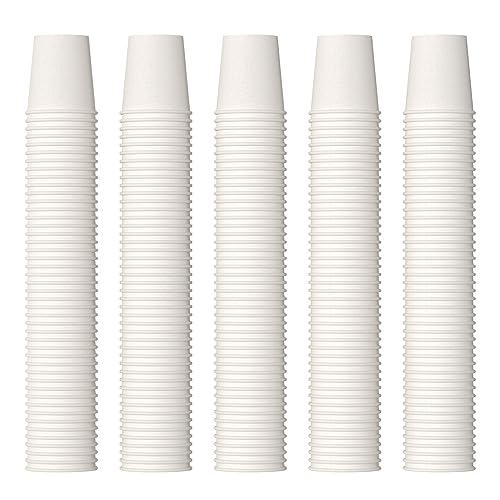 JOLLY PARTY 2 oz Bathroom Cups,700 Pack Small Paper Cups, White Mouthwash Cups, Disposable Mini Paper Cups, Paper Sampling Cup, Espresso Cups