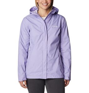 columbia women's arcadia ii jacket, frosted purple, x-small