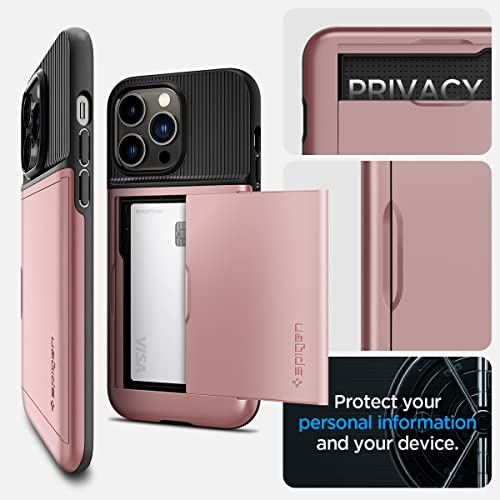 Spigen Slim Armor CS Designed for iPhone 14 Pro Max Case (2022) - Rose Gold