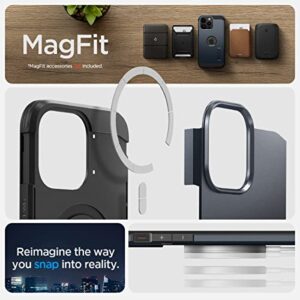 Spigen Tough Armor (MagFit) Compatible with MagSafe Designed for iPhone 14 Pro Case (2022) - Metal Slate