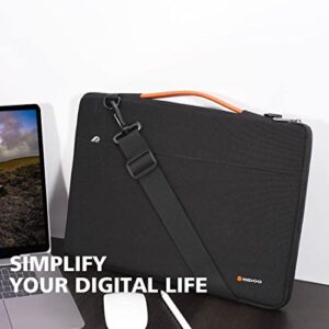 NIDOO 14 inch Laptop Sleeve case Notebook Shoulder Bag Protective Carrying Handbag for 15" Surface Laptop 3 4/14" Chromebook 3 / Thinkpad T495 T495s / Dell Latitude 14 15 / Acer Chromebook Spin 514