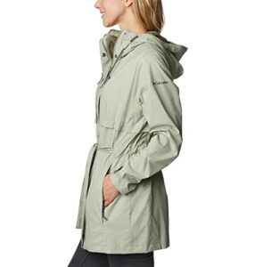 columbia women's pardon my trench rain jacket, safari, medium