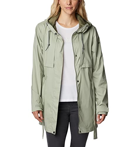 Columbia Women's Pardon My Trench Rain Jacket, Safari, Medium