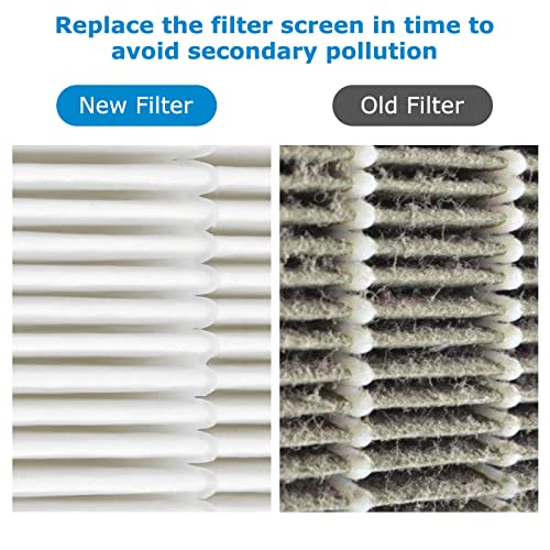 115115 Size 21 Replacement Filter A True HEPA for Winix C535, Winix PlasmaWave 5300-2, 5300, 6300-2, 6300, P300 Plasma wave Air Purifier, Compare to Part # 115115, 2 Pack HEPA Filter Only