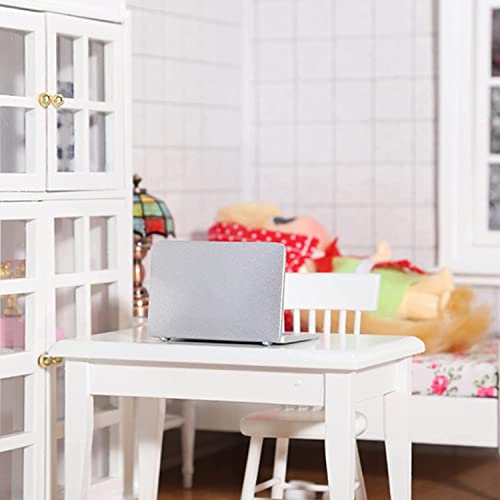 LCXYYY Dollhouse Miniature Laptop Computer Tablet Phone Simulation Accessories, 1:6 Scale Dollhouse Accessories Dolls Play Sets