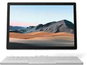 microsoft surface book 3 13.5" touchscreen 3000 x 2000 laptop - 8gb ram, 256gb ssd, core i5-1035g7, win10 pro, tablet with keyboard, wi-fi 6, surface pro 8 compatible sks-00001 (renewed)