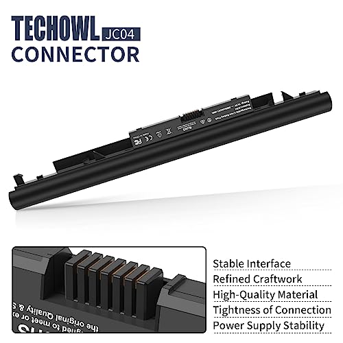 Techowl Spare 919700-850 Laptop Battery for Hp Compatible with Hp Battery JC04 JC03 919701-850 919681-241 919682-421 HSTNN-LB7W HSTNN-LB7V - High-Perform Replacement Battery for Hp