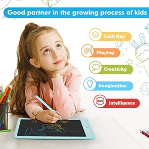 PYTTUR LCD Writing Tablet for Kids 10 Inch Colorful Toddler Doodle Board Drawing Tablet Reusable Electronic Drawing Pads Educational and Learning Toy Gift for 3-8 Years Old Boy and Girls