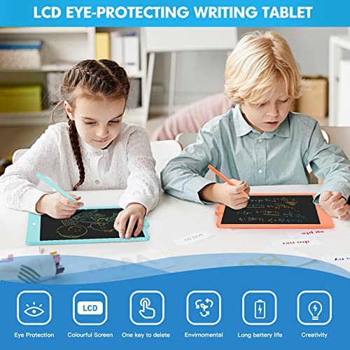 PYTTUR LCD Writing Tablet for Kids 10 Inch Colorful Toddler Doodle Board Drawing Tablet Reusable Electronic Drawing Pads Educational and Learning Toy Gift for 3-8 Years Old Boy and Girls