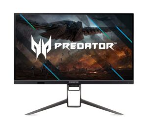 acer predator xb323qu nvbmiiphzx 31.5" wqhd 2560 x 1440 gaming monitor | g-sync compatible | agile-splendor ips 400 | up to 170hz refresh rate | up to 0.5ms | tuv/eyesafe | display port & 2 x hdmi 2.0