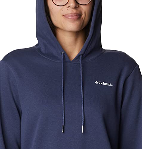 Columbia Women's Logo II Hoodie, Nocturnal/Boundless, Large