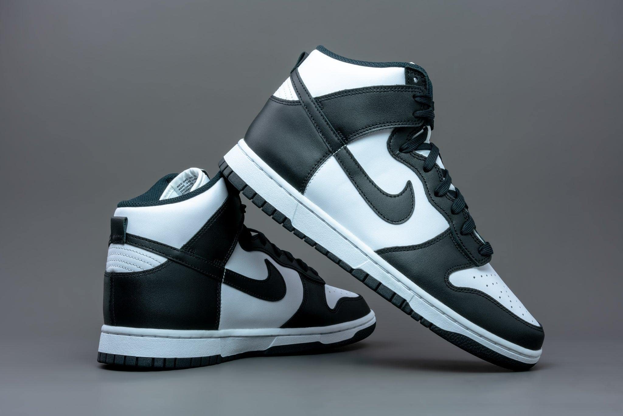 Nike Mens Dunk HI Retro DD1399 105 Black/White - Size 11.5