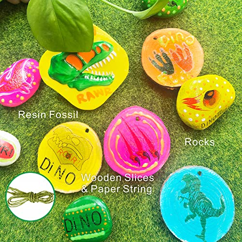 Rock Painting Kit for Kids, Glow in The Dark Arts & Crafts Gifts for Boys and Girls Ages 4-12, Kids Craft Kits Art Set, Creative Art Toys for Kids Age 4, 5, 6, 7, 8, 9, 10, 11,
