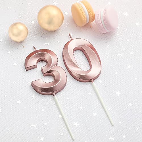 Bella Meri 30th Birthday Gifts for Women, 30th Birthday Tiara Crown, Sash, Cake Toppers,Birthday Candles, 30 Birthday Decorations Women