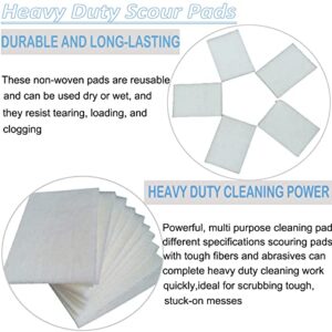 Tonmp 10 Pack 6" x 9" Superfine General Purpose Scuff Pads for Scuffing, Scouring, Sanding, Paint - Surface Preparation Automotive Car Auto Body Woodworking (White -2000 Grit)