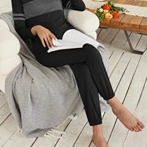 Ekouaer Jogging Suits for Women,Women's Tracksuit Crewneck Pajama Sets Lounge Sets Two Piece Casual Outfits Sweatsuits sets