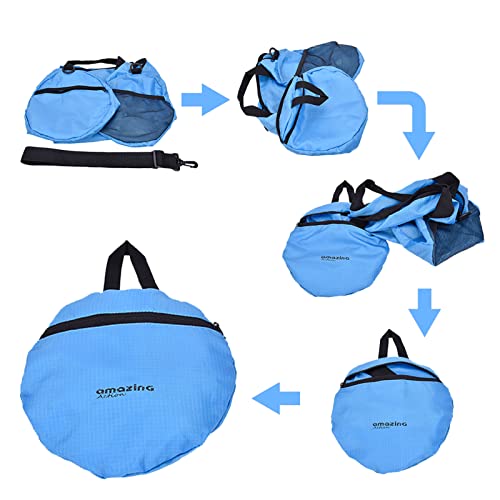 Foldable Training Gym Bag, AmazingAction Lightweight Foldable Water Resistant Travel Duffle Bag