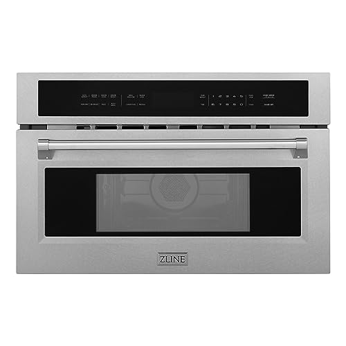 ZLINE 30" 1.6 cu ft. Built-in Convection Microwave Oven in DuraSnow® Stainless Steel with Speed and Sensor Cooking