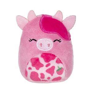 Squishville by Original Squishmallows Perfectly Pink Squad Plush - Six 2-Inch Squishmallows Plush Including Catrine, Della, Lorie, Kaitlyn, Calynda, and 1 Surprise - Toys for Kids