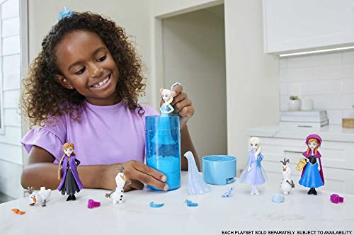 Disney Frozen by Mattel Disney Frozen Snow Color Reveal Small Doll & Accessories, 6 Surprises Include Character Figure Inspired by Disney Movies