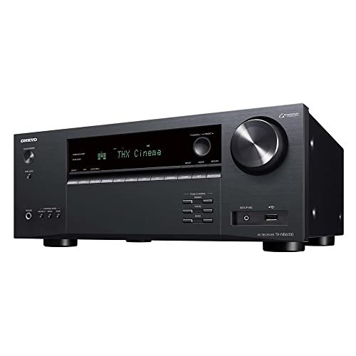 Onkyo TX-NR6100 7.2 Channel THX Certified Network AV Receiver (Renewed), Black