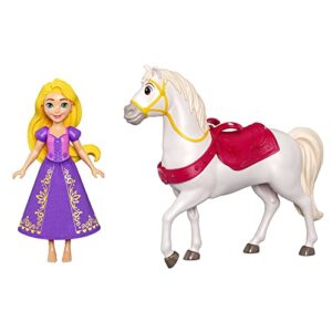 Disney Princess Rapunzel Small Doll and Maximus Horse with Saddle, from Disney Movie Tangled