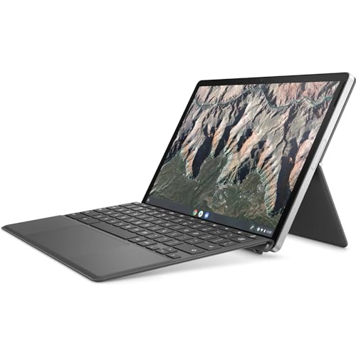 HP Chromebook x2 11-da0023dx 11-inch Touchscreen Notebook Qualcomm Snapdragon 7c 8 GB Memory; 64 GB eMMC Storage 2-in-1 Laptop Tablet, Natural Silver Aluminum & Night Teal (Renewed)