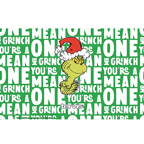 Tervis Dr. Seuss Grinch Christmas Holiday Getting Grinchy with It Insulated Tumbler, 20oz Legacy, Stainless Steel