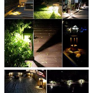 CZLZY Modern Simple LED Pillar Lamp Fashion Aluminum Square Column Light Outdoor Waterproof Post Light Courtyard Garden Floor Lamp Lawn Lamp Street Lamp Landscape Light